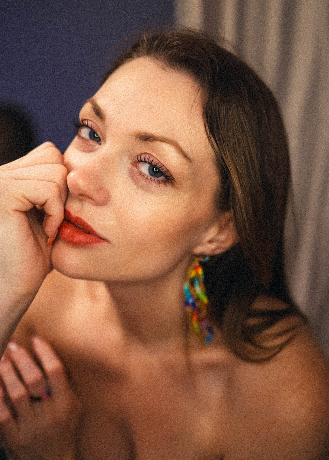 Pride Collection: Handmade Rainbow Braided Rope Earrings with Miyuki Beads