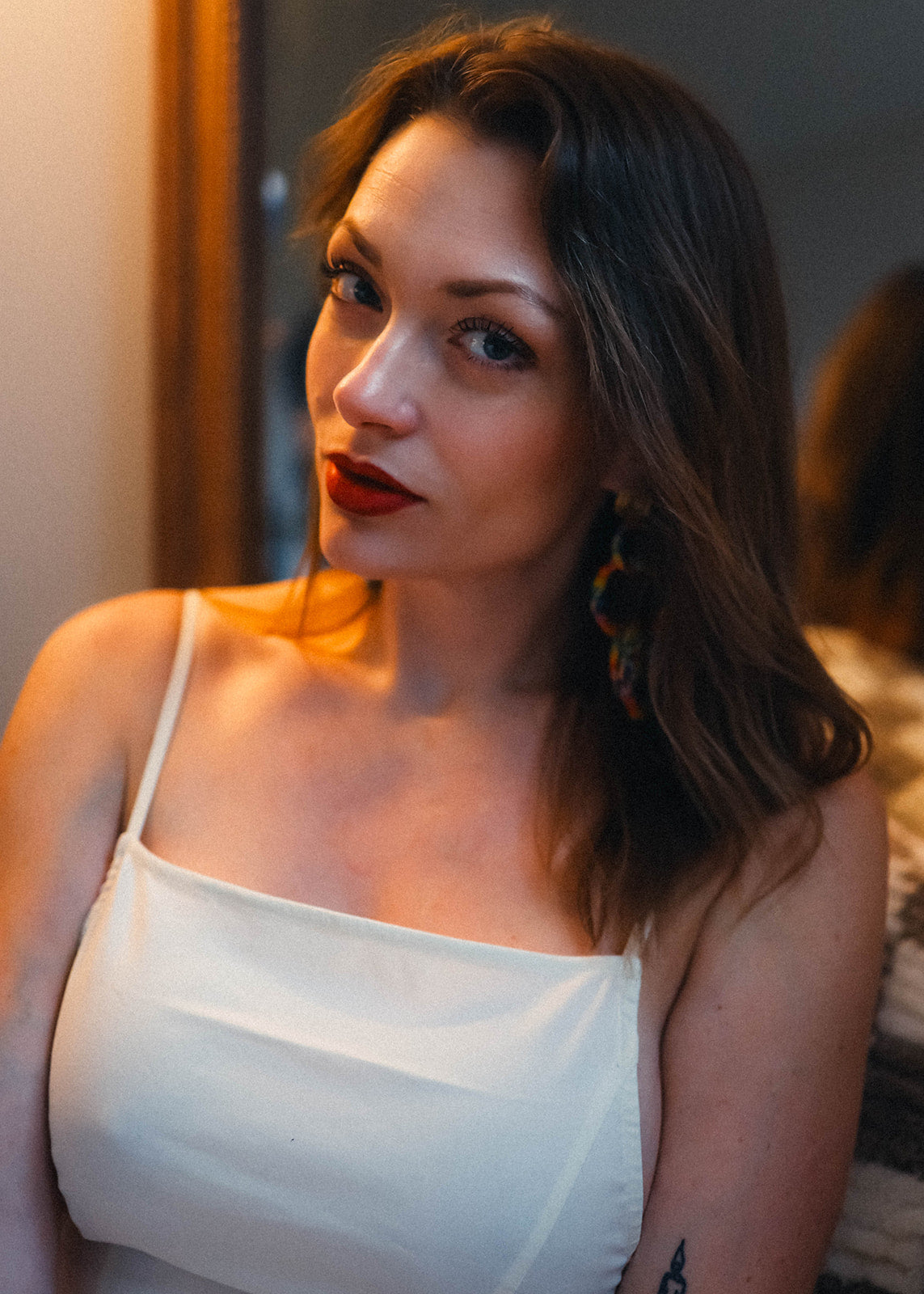 Pride Collection: Handmade Rainbow Double Hoop Statement Earrings with Miyuki Beads