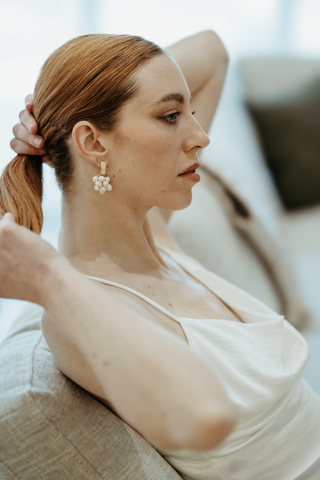 Bohemian Wedding- Beaded Earrings No.24