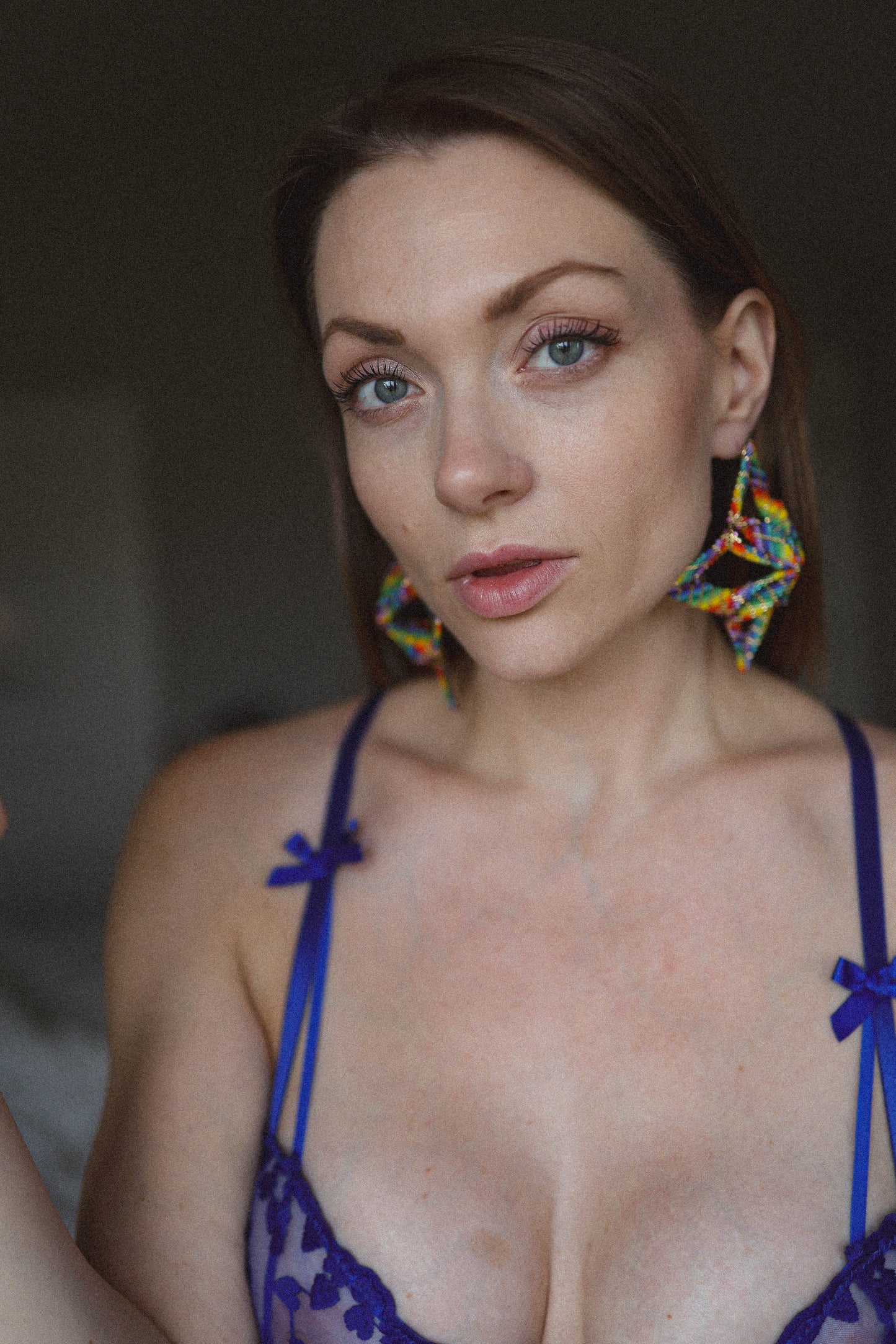 Pride Collection: Handmade Rainbow Starburst Statement Earrings with Miyuki Beads