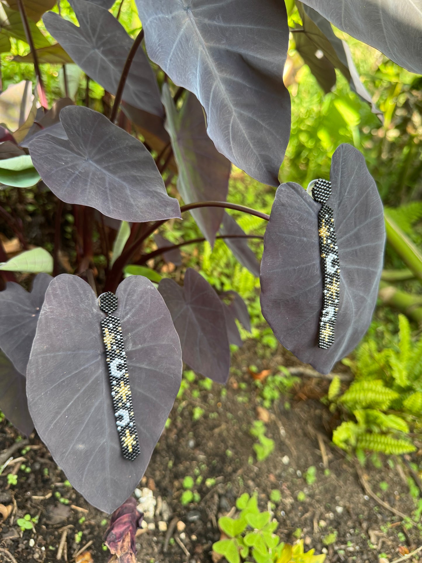 Starry Río Negro- Beaded Earring Dangles