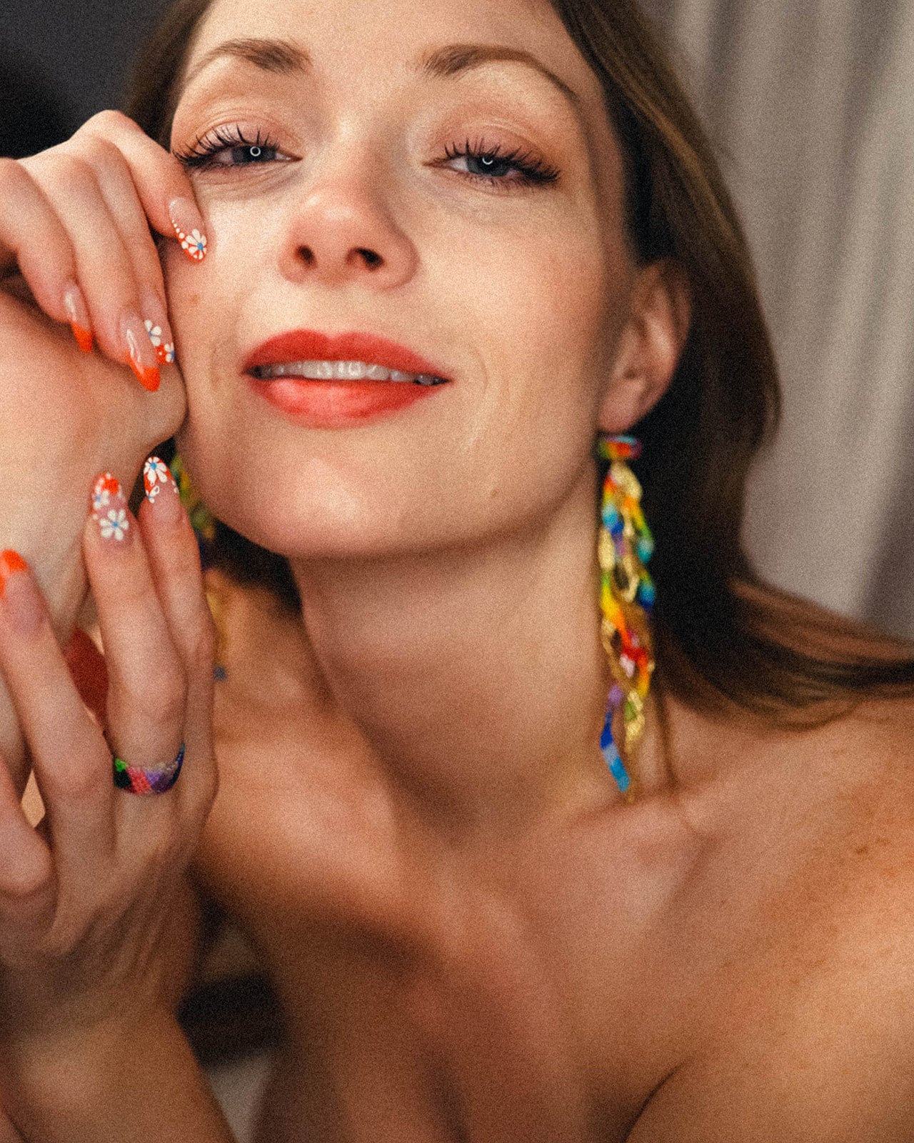 Pride Collection: Handmade Rainbow Braided Rope Earrings with Miyuki Beads