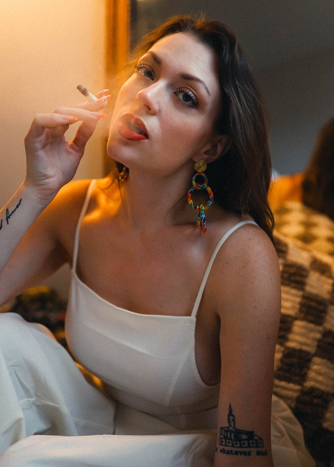 Pride Collection: Handmade Rainbow Double Hoop Statement Earrings with Miyuki Beads