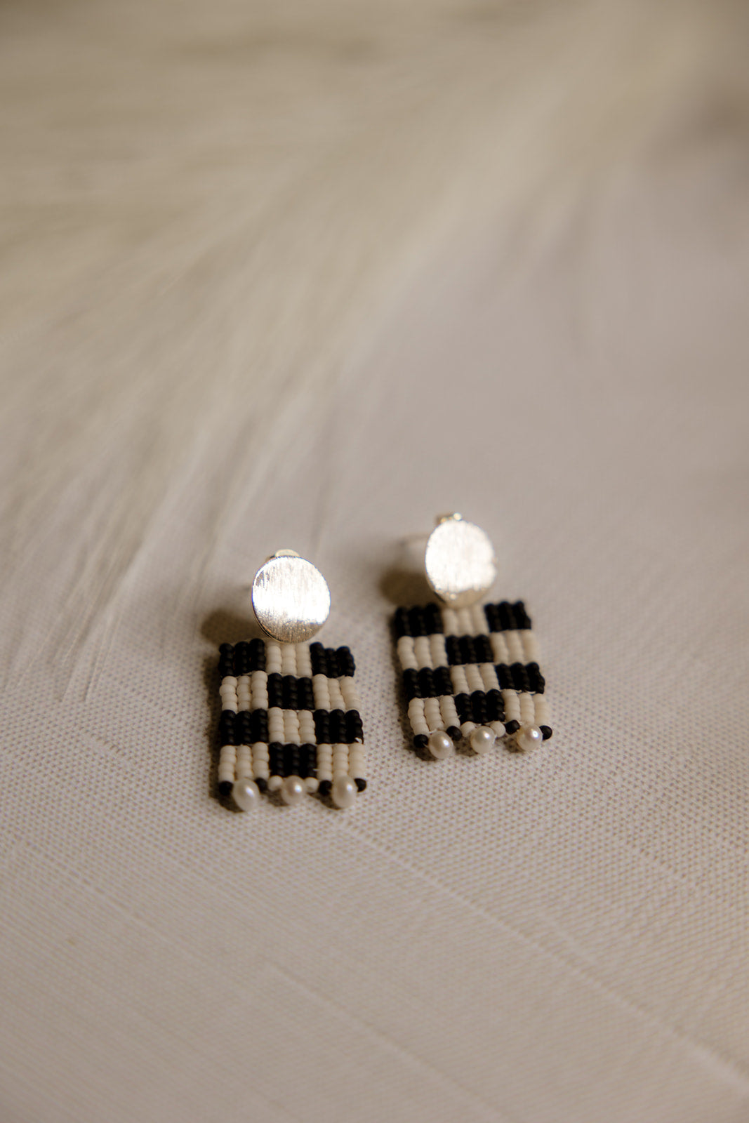 Bohemian Wedding- Beaded Earrings No.26