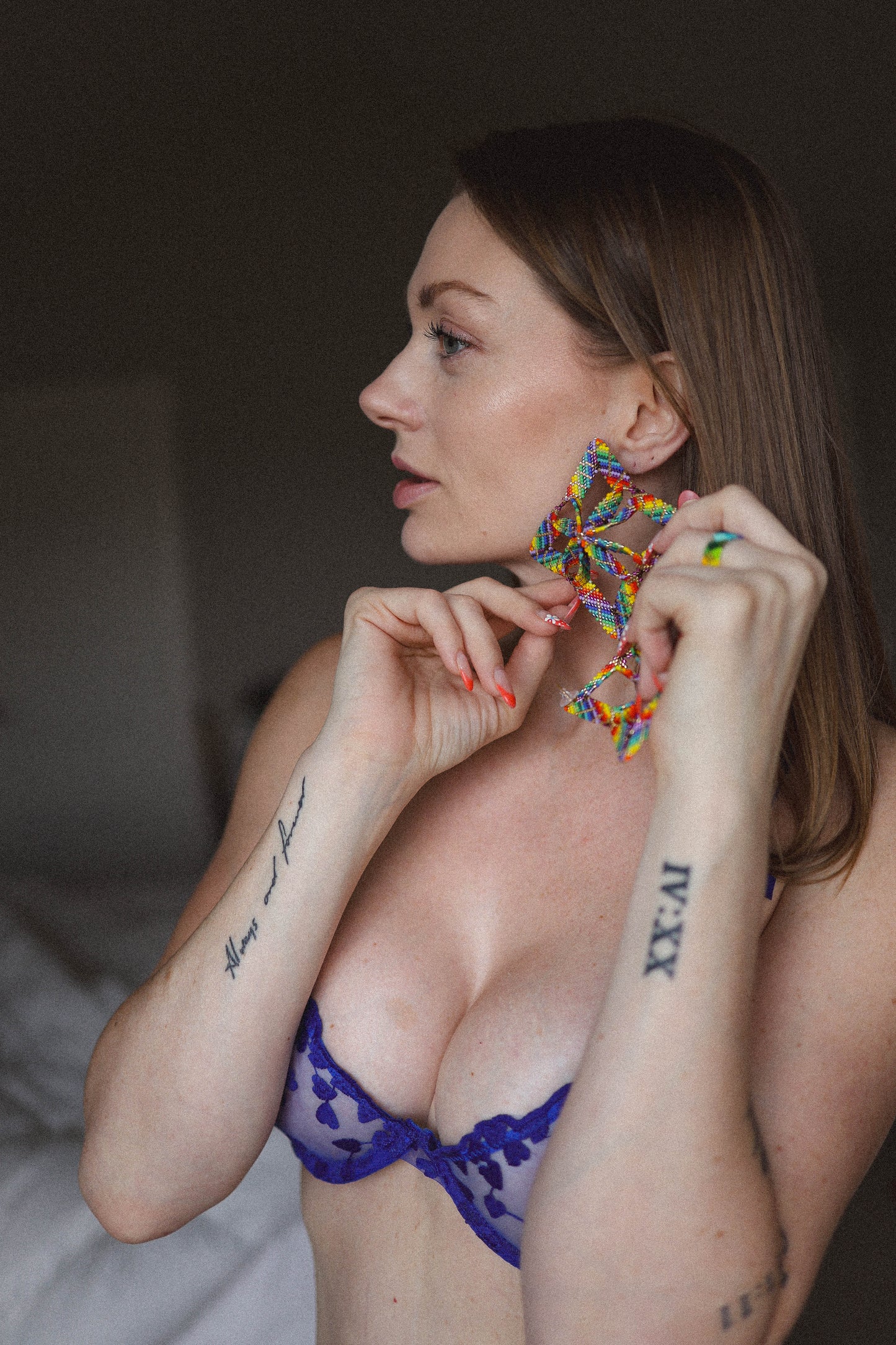 Pride Collection: Handmade Rainbow Starburst Statement Earrings with Miyuki Beads