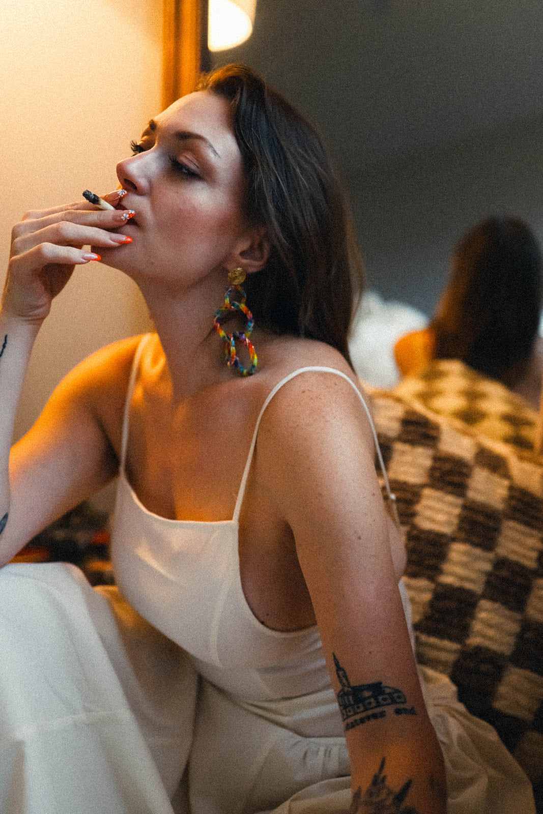 Pride Collection: Handmade Rainbow Double Hoop Statement Earrings with Miyuki Beads